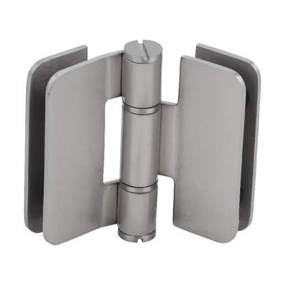 CRL Zurich 07 Series Glass-to-Glass Inline Outswing Hinge in Brushed Nickel Finish.