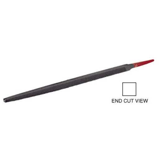 CRL 8" Square File - Second Cut, durable tool for precise metalwork and woodworking tasks.