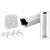 CRL Sky White 36" 135° Surface-Mount Post Kit for Glass Railing