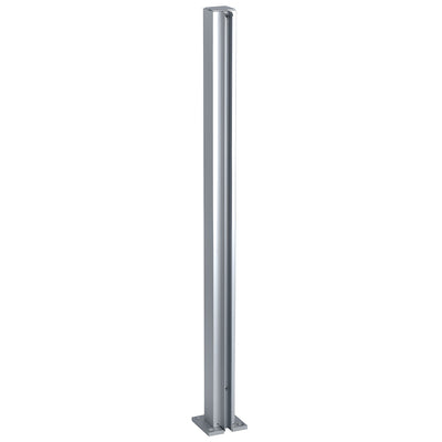 CRL 30 in Satin Anodized Aluminum End Design Partition Post