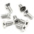 CRL Chrome 6x15mm Phillips Flat Head Cover Plate Screws