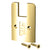 CRL Polished Brass Low-Profile End Cap with Screws - Replacement
