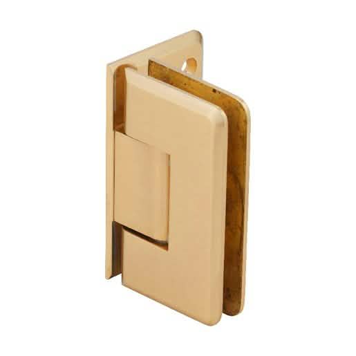 Satin Brass Cologne 044 Wall Mount Offset Back Plate Hinge - CRL Series 1 Image