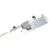 CRL Polished Stainless Steel Electric Strike Keeper Single Stile Door