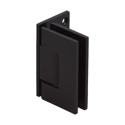 CRL Vienna shower hinge V1E5440RB, oil-rubbed bronze brass wall-mount for 3/8-1/2 tempered glass