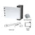 CRL Chrome Universal Push-Pull Door Paddle Handle - Left