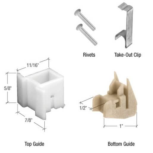 "CRL Window Channel Balance Repair Kit: Durable, easy-install solution for window repairs.