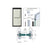 CRL Matte Black Vertical Weatherstile Door Seal Kit for 1/2" Glass