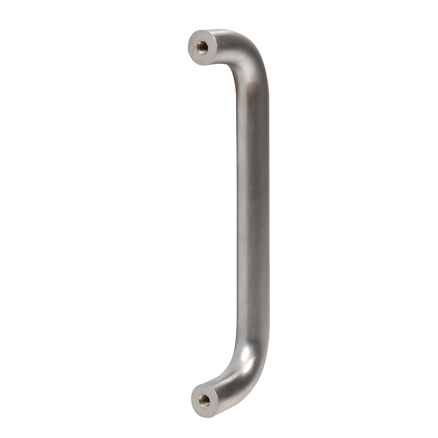 CRL aluminum clear-anodized 1" diameter single-sided pull handle with two thru-bolts SKU M1651028