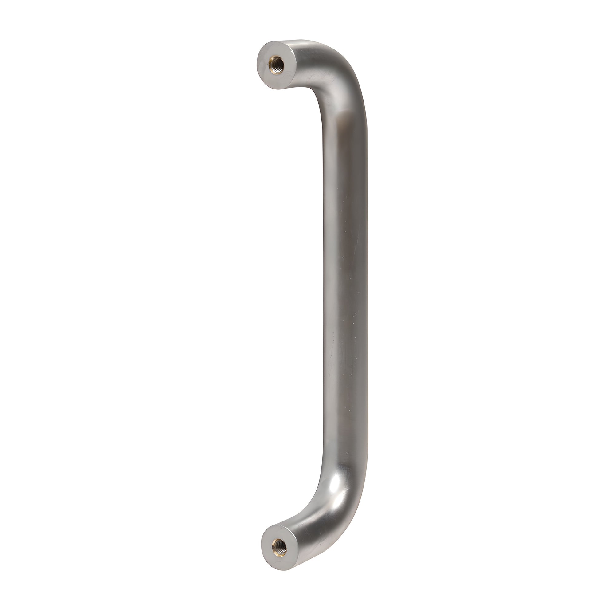 CRL aluminum clear-anodized 1" diameter single-sided pull handle with two thru-bolts SKU M1651028