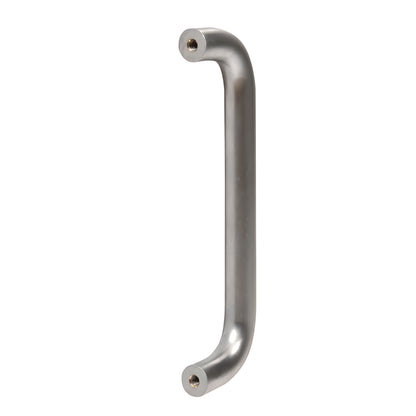 CRL aluminum clear-anodized 1" diameter single-sided pull handle with two thru-bolts SKU M1651028