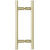 CRL 8" Brushed Bronze Ladder Door Pull - Back-to-Back