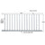 CRL Mill 200/300/350/400 Series 72" x 42" Picket Fence Panel