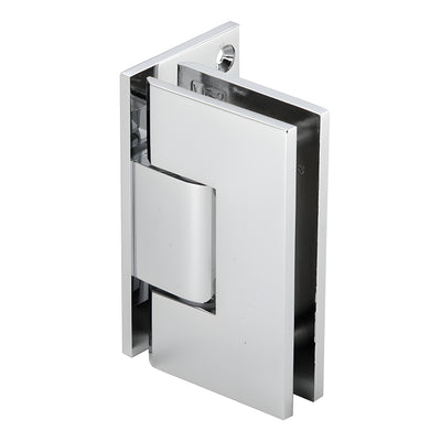 CRL Vienna Polished Chrome Adjustable Offset Hinge for Glass Doors