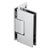 CRL Vienna Polished Chrome Adjustable Offset Hinge for Glass Doors
