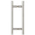 CRL 8" Polished Chrome Ladder Door Pull Handle - Back-to-Back