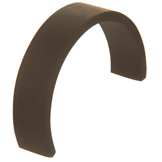 AWB716 coiled brown rubber anti-walk block for storefront glazing pockets, 3-7/16 in long