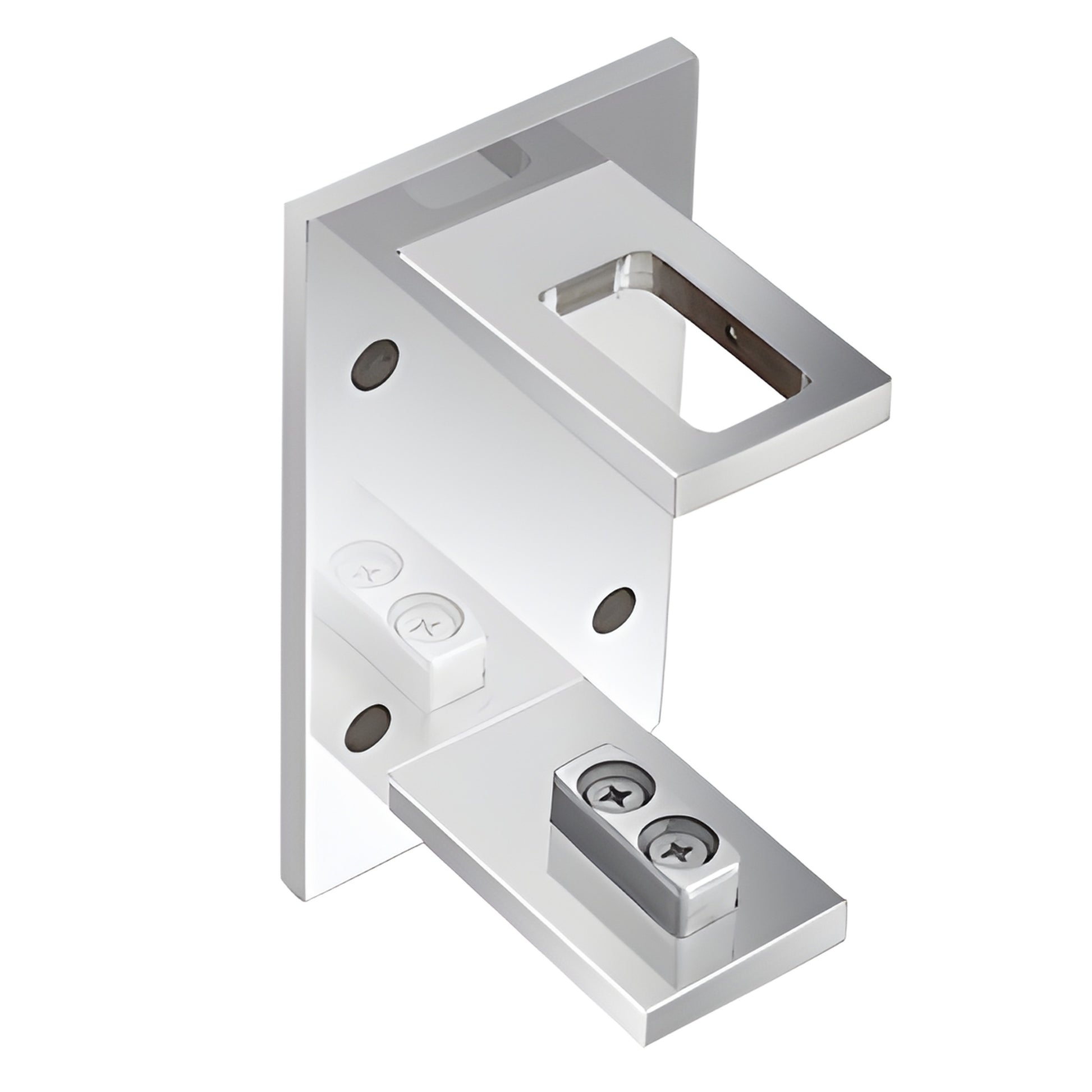 P9FBPS polished 316 stainless steel fascia mount bracket for 1.5in/1.9in railing pipe.
