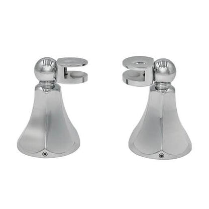 CRL Bell Design Chrome Mirror Pivots: Sleek, durable, modern mirror mounting solution.