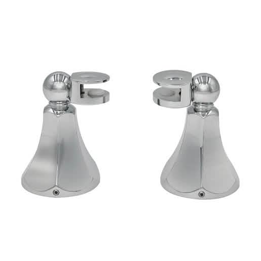 CRL Bell Design Chrome Mirror Pivots: Sleek, durable, modern mirror mounting solution.