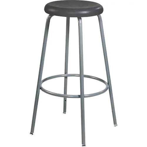 500 Series Stool, Stationary, Adjustable, 27"- 35" Polyurethane Seat, Black - 1 Each