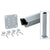 CRL Mill 36in 135° Surface Mount Glass Railing Post Kit 200-400