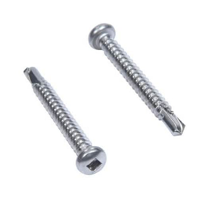 Close-up of RCBAD#10 x 1-9/16” Sq Drive PH Self Drill, showcasing precise design and durab