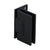CRL Matte Black Adjustable Wall-Mount Offset Hinge for Glass Doors