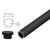 CRL Laguna Matte Black Top Sliding Door Track with End Caps