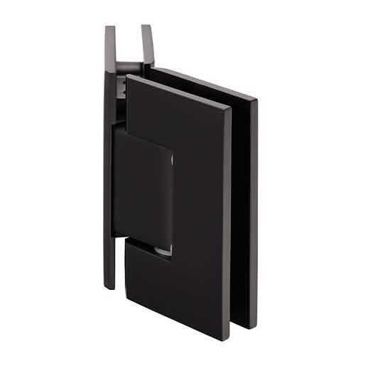 CRL Oil Rubbed Bronze Geneva 045 Series 135° Glass-to-Glass Hinge - Elegant & Durable