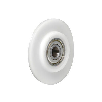 CRL nylon concave replacement wheel 2" with sealed ball bearing, white - SKU WREPK6N