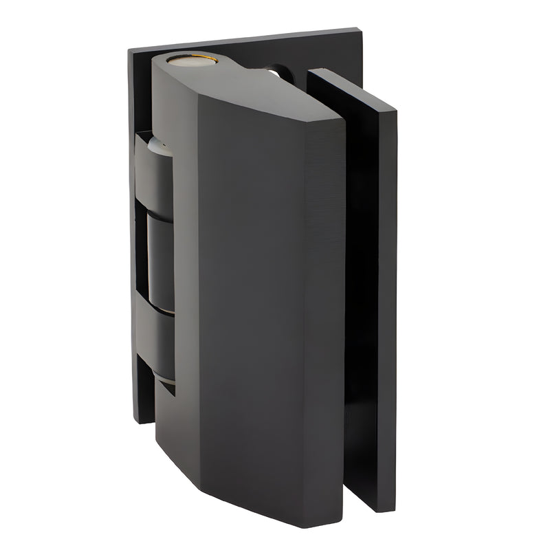 REG0370RB oil-rubbed bronze adjustable solid brass shower door hinge, wall-mount, self-centering
