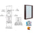 CRL Duranodic Bronze Anodized Aluminum Exterior Glazed Vision Window