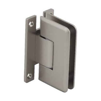 Satin Nickel Cologne 337 Series Adjustable Wall Mount 'H' Back Plate Hinge - CRL