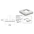 CRL Metallic Silver Base Plate Cover for Door Hardware