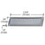 CRL Silver Adhesive Stick-On Finger Pull for Glass Showcase