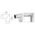 CRL Polished Stainless 90° Mitered Corner for 1-1/2in Tubing