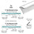 CRL Translucent Vinyl V-Seal 1/4 in Gap Self-Adhesive Edge Seal