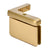 CRL Prima 05 Satin Brass Left-Hand Offset Door Hinge