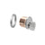 CRL Brushed Stainless Thumbturn Cylinder - Deadbolt Replacement