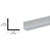 CRL Satin Anodized 1 in Aluminum L-Angle Extrusion