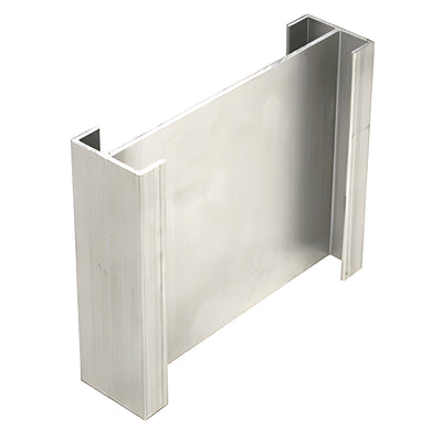 CRL-U.S. Aluminum Splice Sleeve for Structural Silicone and Captured Vertical TW550 Mullions - 12/Pk