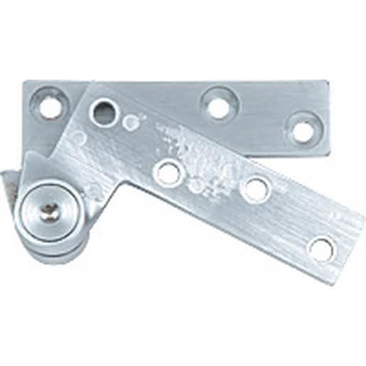 "CRL Chrome Full Mortise Non-Handed 3/4\" Offset Top Pivot for seamless door installation.