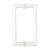 CRL 10in Polished Stainless Mitered Corner Glass Door Pull