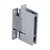 CRL Geneva 037 Polished Chrome Wall-Mount Glass H Backplate Hinge