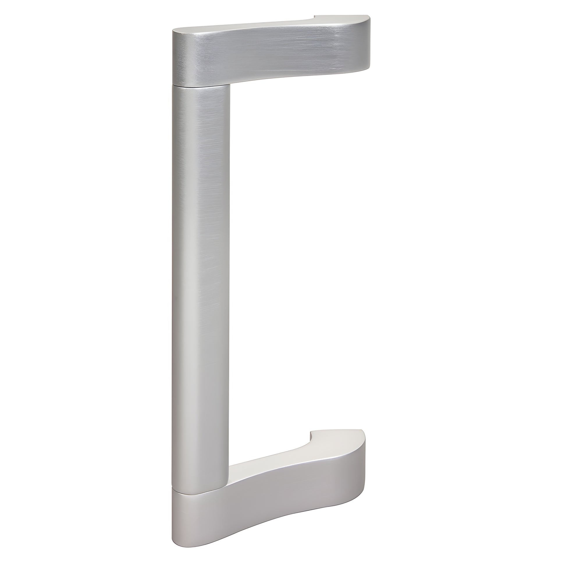 Satin anodized extruded aluminum pull handle, 10 in. center-to-center, single-sided, SKU DL915A