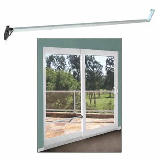 CRL Aluminum Security Bar for Sliding Glass Doors - Durable, Adjustable, Easy Install