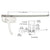 CRL White Left-Hand Ellipse Casement Window Operator 13.5" Single Arm