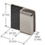 CRL Brushed Nickel Beveled Shower Door Stop for Frameless Glass
