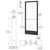 CRL-U.S. Aluminum Series 250 Narrow-Stile Geared Hinge Black Anodized